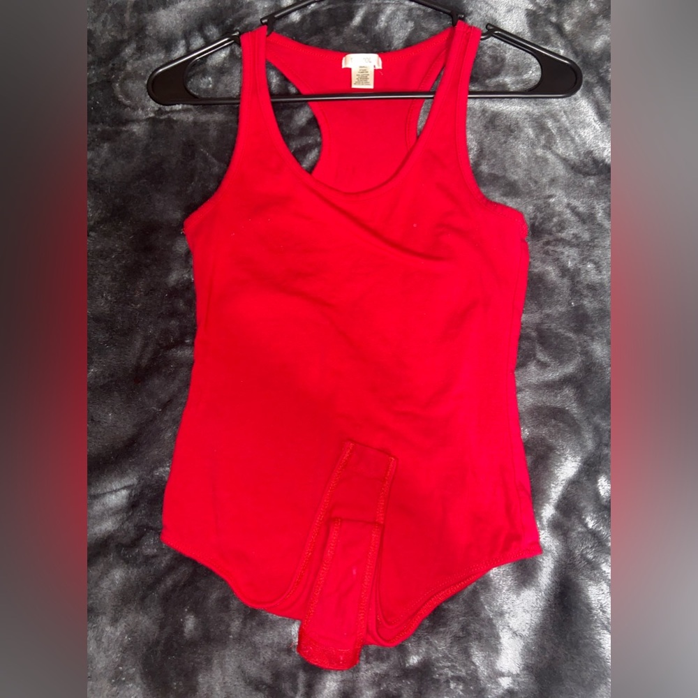 Red bodysuit